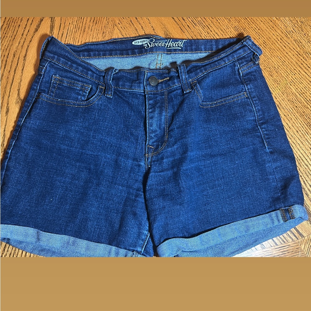Old Navy Dark Blue Jean Shorts